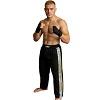 FIGHT-FIT - Kick-Boxing Hosen / Satin / Kick-Boxing / Schwarz / Medium