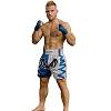 FIGHTERS - Muay Thai Shorts / No Fear / Weiss-Blau / Medium