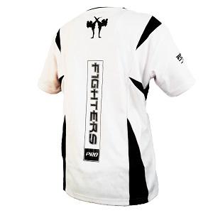 FIGHTERS - Kick-Boxing Shirt / Competition / Weiss / Medium